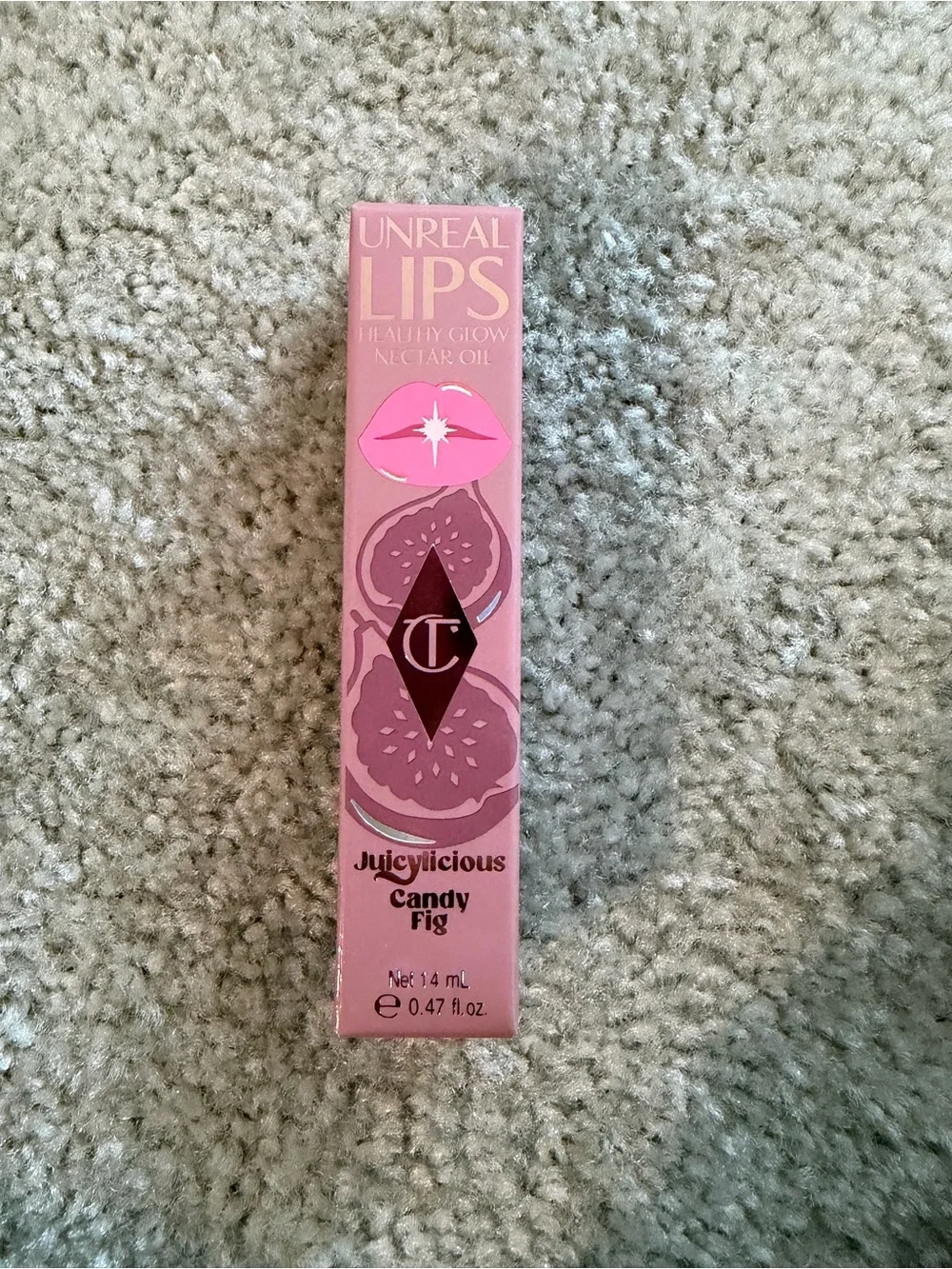 Charlotte Tilbury Unreal Lips Juicylicious Candy Fig Lip Oil - NWT